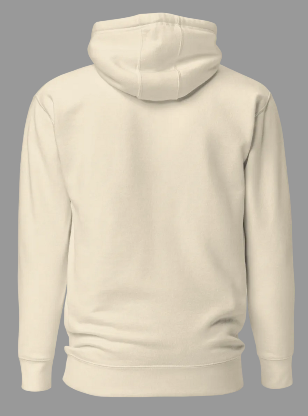 GOAT God Over All Things Graphic Hoodie - Bone Cream