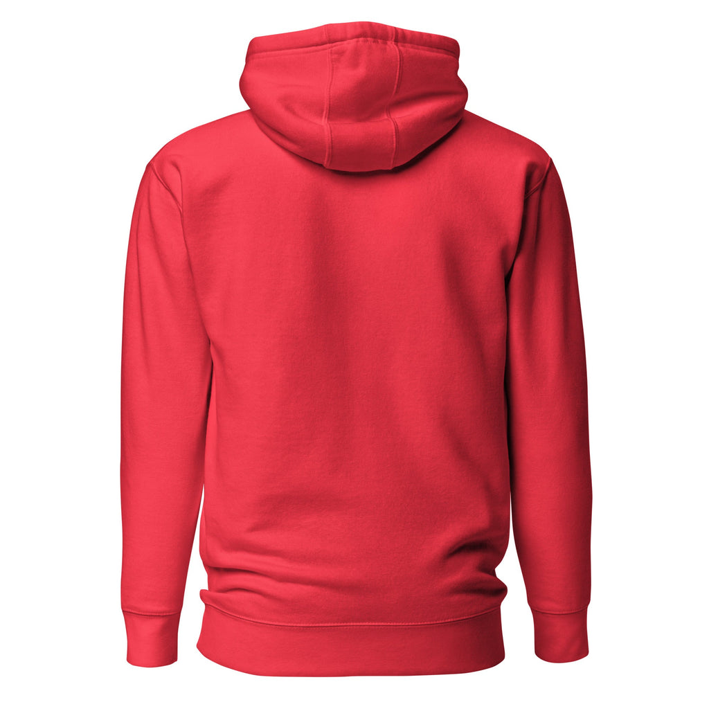 Mindset Collection Unisex Hoodie – "God's Plan > My Plan" Red Heavyweight Pullover