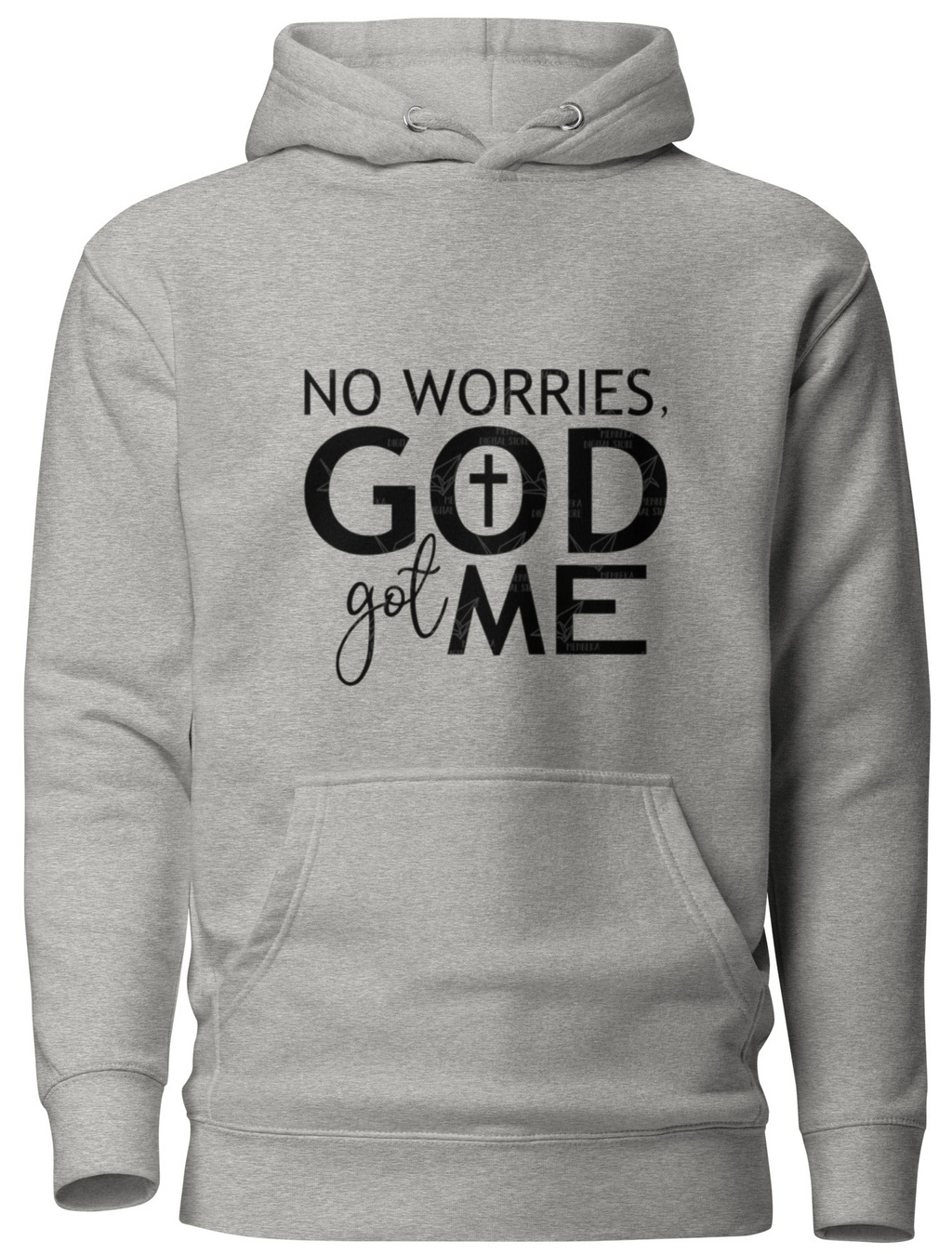 No Worries, God Got Me Hoodie | Christian Faith Inspirational Pullover
