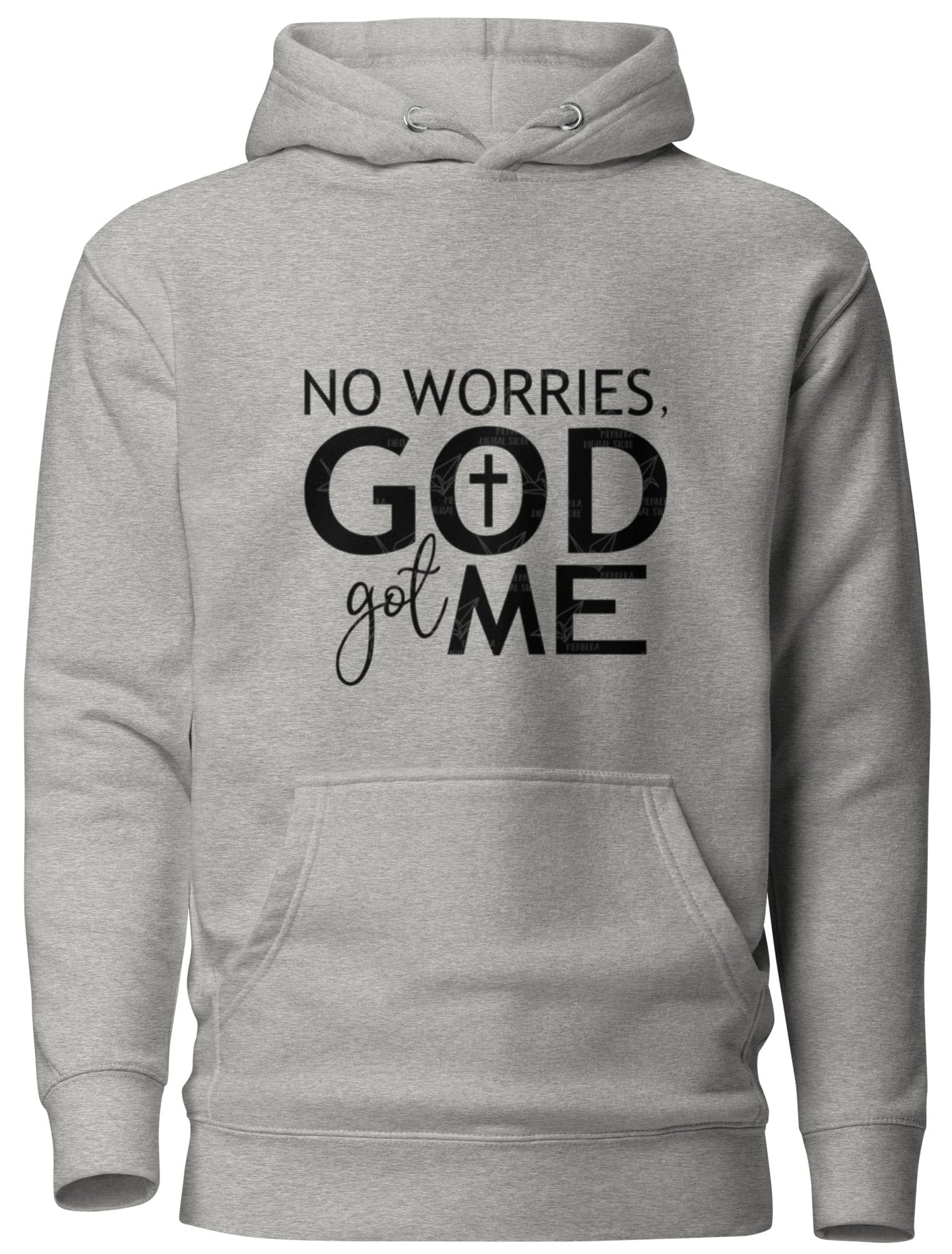 No Worries, God Got Me Hoodie | Christian Faith Inspirational Pullover