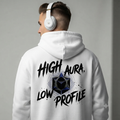 Hi Aura Back Graphic Hoodie | MotherMindset Intention Collection – White