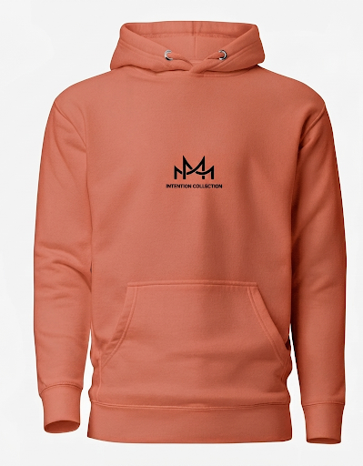 Protecting My Peace Back Graphic Hoodie | MotherMindset Intention Collection – Mauve Pink