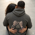 Unseen Hours Back Graphic Hoodie | MotherMindset Intention Collection – Charcoal Gray