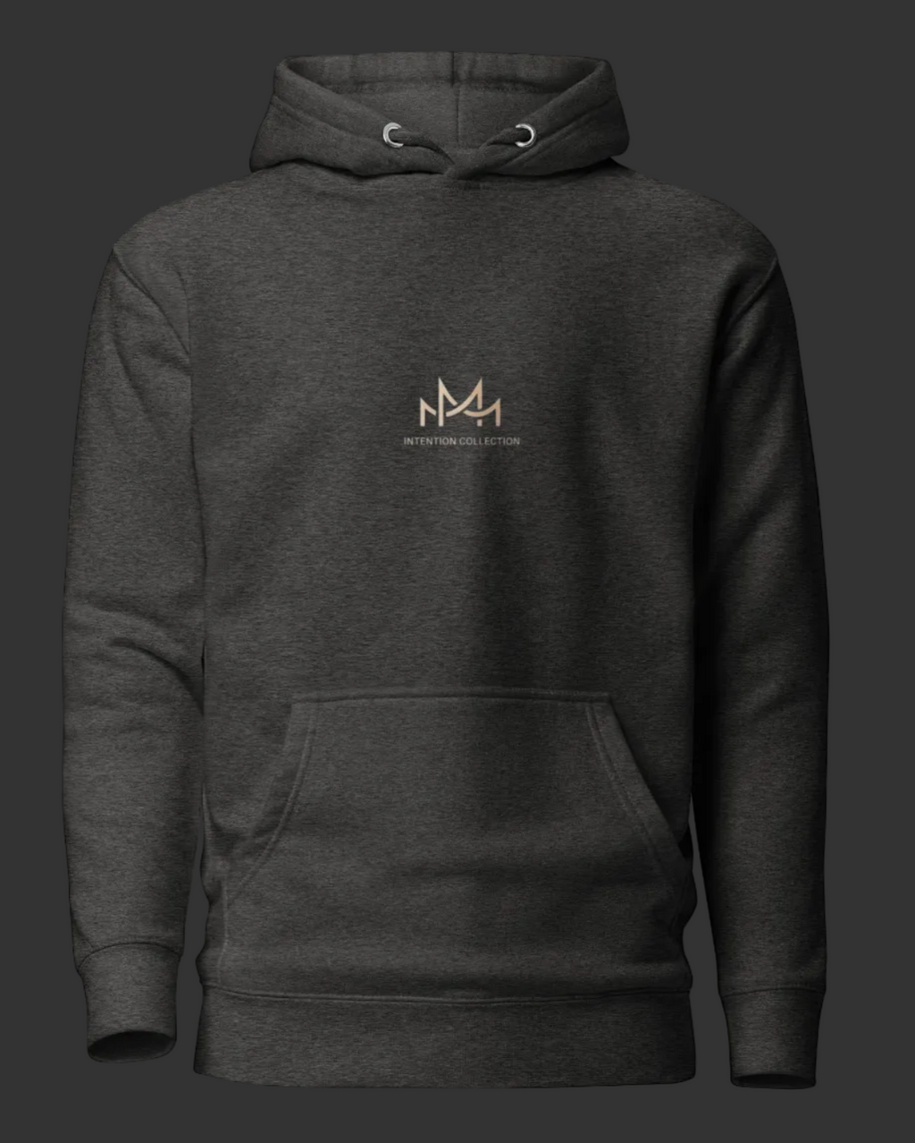 “Locking In” Hot Pink/Black Graphic Back Hoodie - Gray