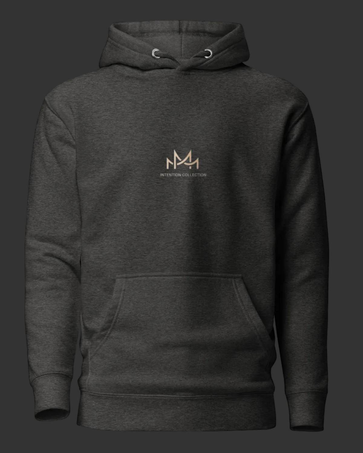 “Locking In” Hot Pink/Black Graphic Back Hoodie - Gray
