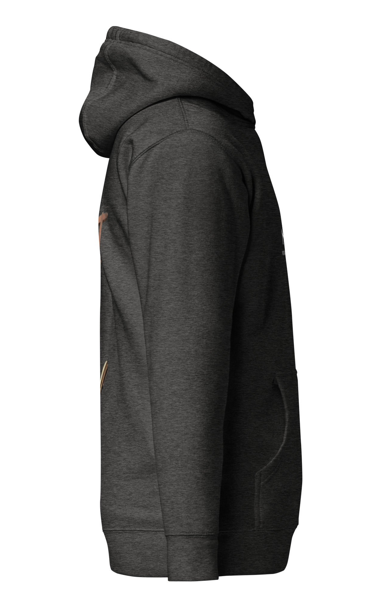 The GOAT Back Graphic Hoodie | MotherMindset Intention Collection – Dark Gray