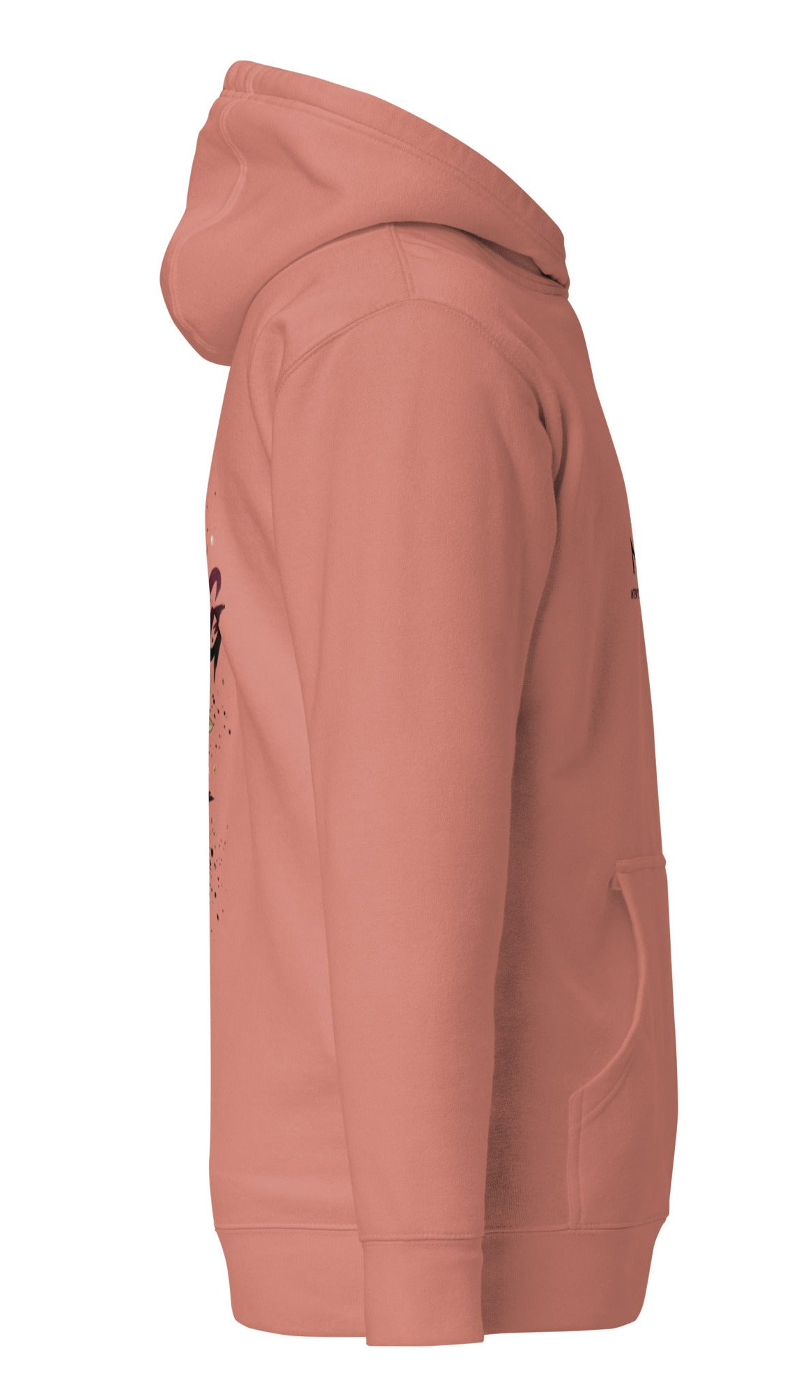Protecting My Peace Back Graphic Hoodie | MotherMindset Intention Collection – Mauve Pink
